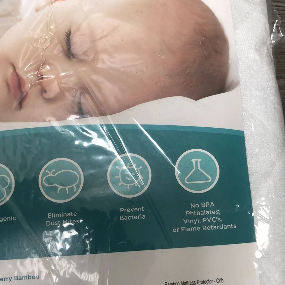Tru Lite Baby Crib Mattress Protector Ultra Soft Bamboo